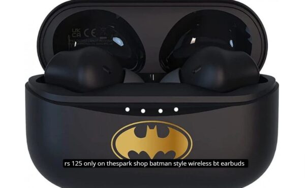 RS 125 Only on TheSpark Shop Batman Style Wireless BT Earbuds